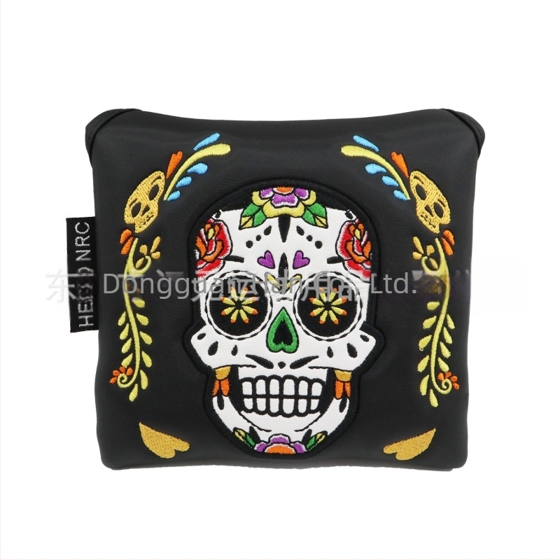 Нови производители на едро, трансгранична електронна търговия, покривало за голф стик, покривало за стълб, дървен костюм за стълб, череп, покривало за стълб