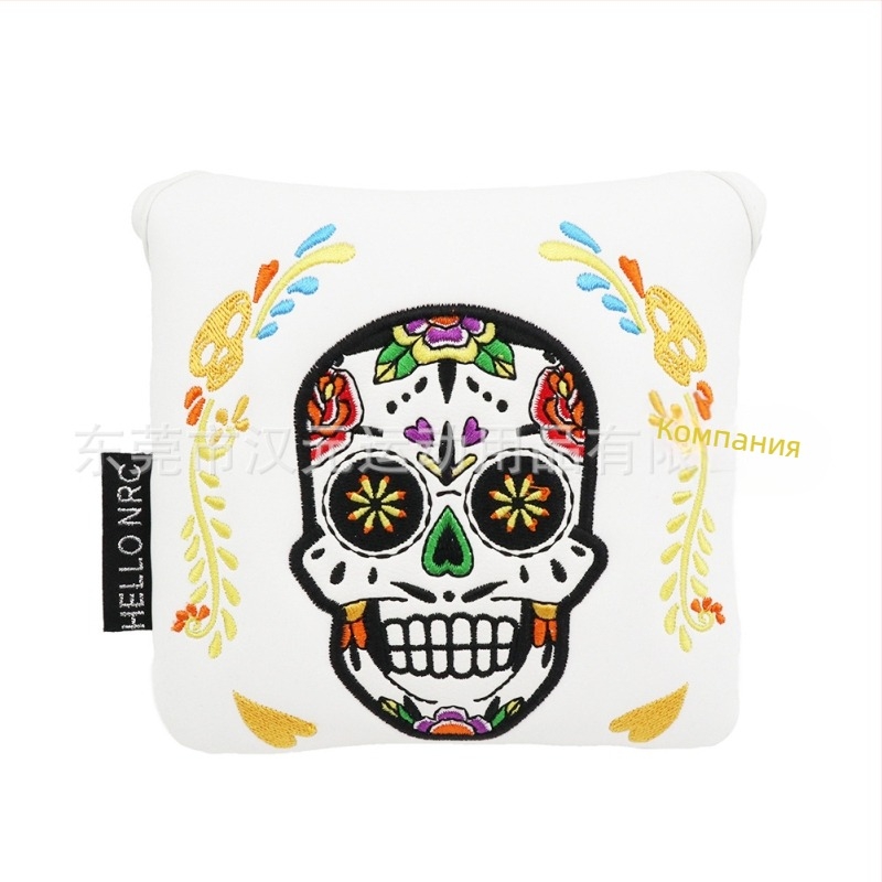 Нови производители на едро, трансгранична електронна търговия, покривало за голф стик, покривало за стълб, дървен костюм за стълб, череп, покривало за стълб