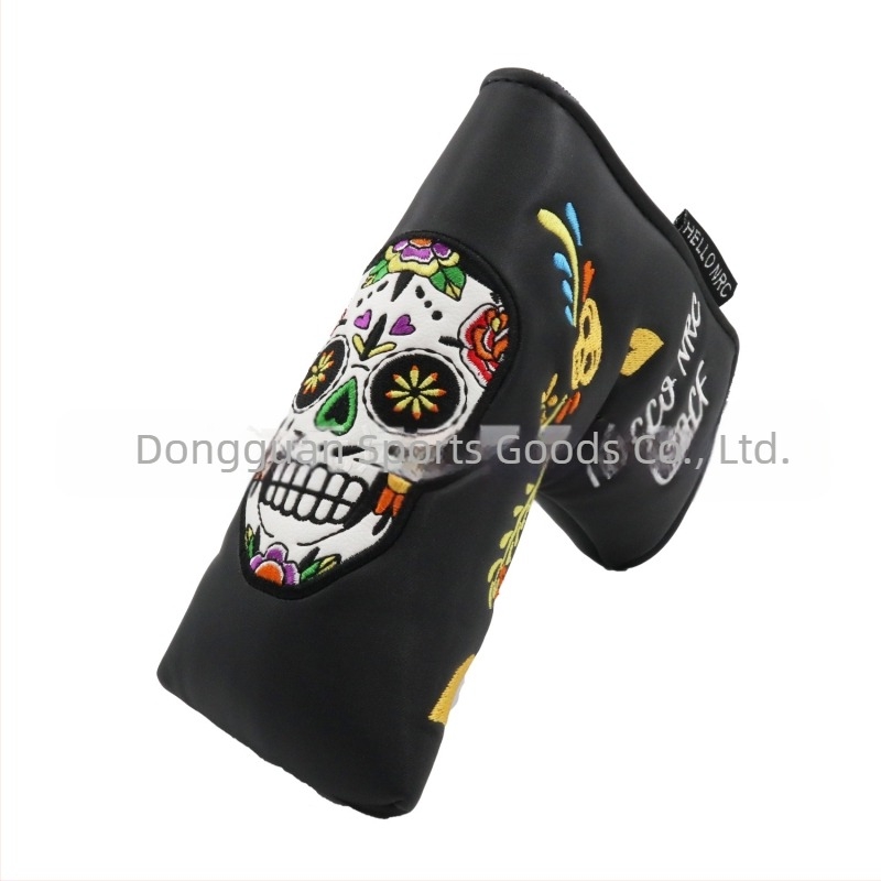 Нови производители на едро, трансгранична електронна търговия, покривало за голф стик, покривало за стълб, дървен костюм за стълб, череп, покривало за стълб