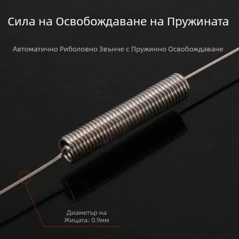 Алармен звънец от неръждаема стомана, морски прът, въдица за сандалки, хвърляне на въдица с клипс, аларма, автоматично напомняне за риба офлайн