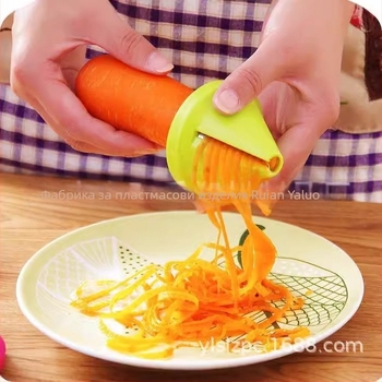 Кухненски многофункционален шредер, креативен спирален шредер, ротационен шредер, ренде за зеленчуци, лого за печат