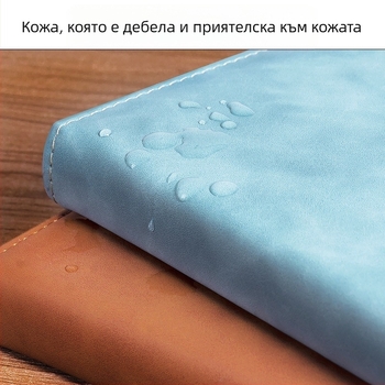 Бележник от удебелена кожа с катарама, бизнес хора, обикновени студенти, 5 срещи, книга за записване, изкуство