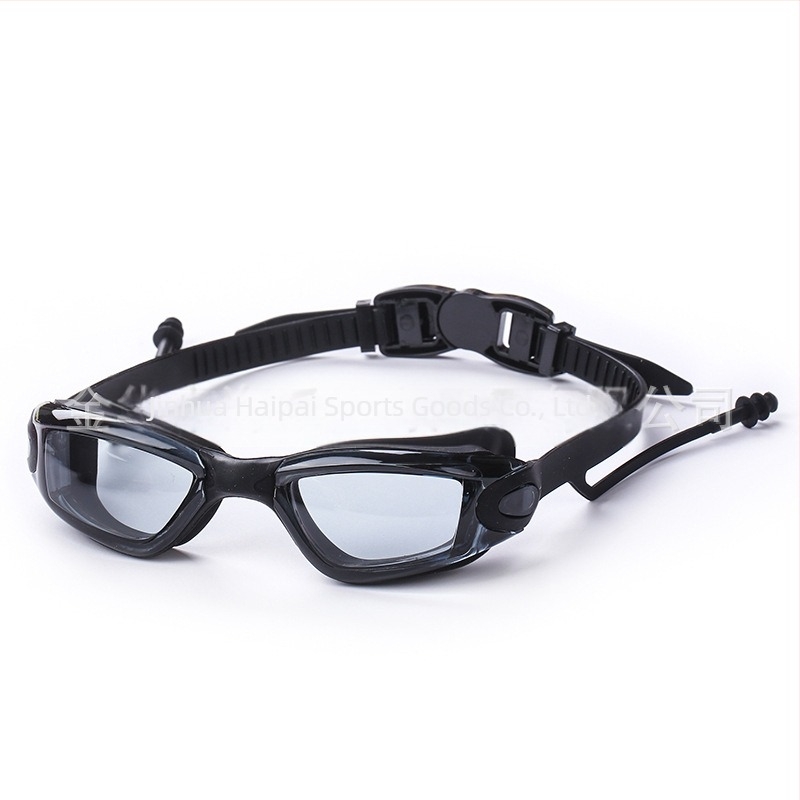 Трансгранични очила за плуване с висока разделителна способност за възрастни, очила за плуване против замъгляване на едро за мъже и жени, водоустойчиви силиконови очила за плуване в кутия