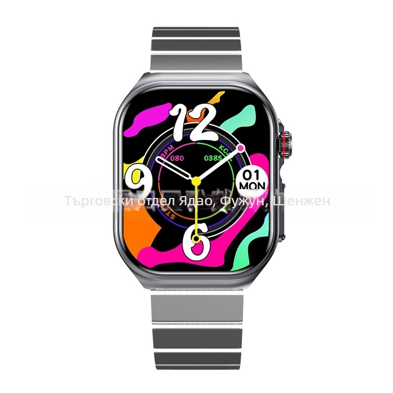 Et585 Смарт часовник AMOLED екран Bluetooth разговори пулс сън крачкомер спортен часовник гривна трансграничен