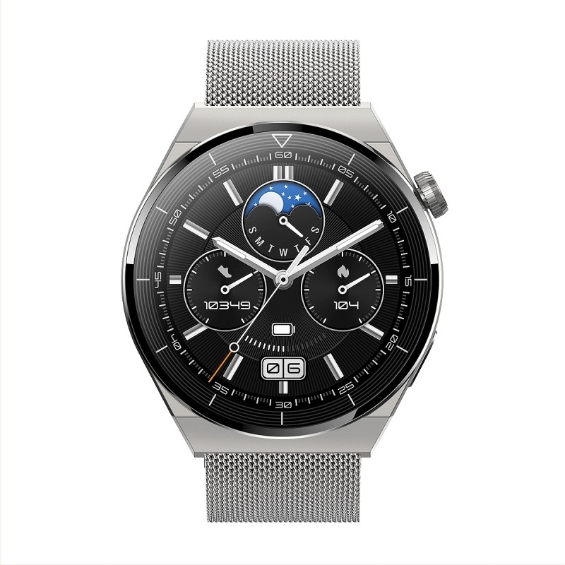 Нов смарт часовник HK46 Bluetooth обаждане с монитор за пулс и сън GT3Pro, чисто нов, офлайн плащане, NFC