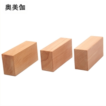 Фабрика на едро iyangge масивна дървена йога тухла букова йога тухла масивна дървена йога блок йога дървена тухла