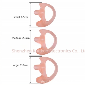 3 чифта универсални резервни меки силиконови гел слушалки, безжични слушалки с уоки-токи Air Sound, розови