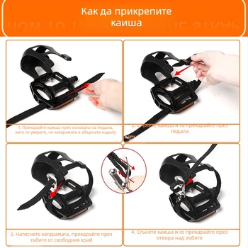 Педали за планински велосипед, алуминиева сплав с педали тип „кучешка уста“, найлонови педали Dead Speed, плоски педали, аксесоари за велосипеди