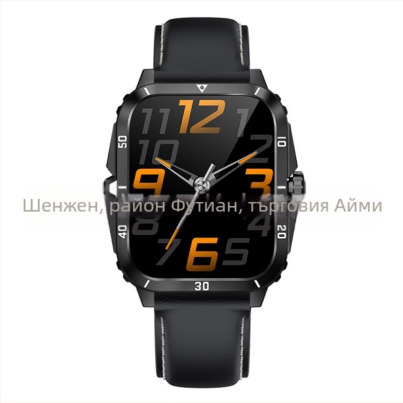 Смарт часовник CrossBorder Kt71 с мониторинг на пулса, Bluetooth разговори, набиране, броене на крачки, мултиспортни режими и многофункционален спортен часовник