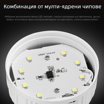 Нова LED крушка за зареждане 3 външни водоустойчиви нощни пазарни щандове аварийно осветление от прекъсване на захранването преносима крушка