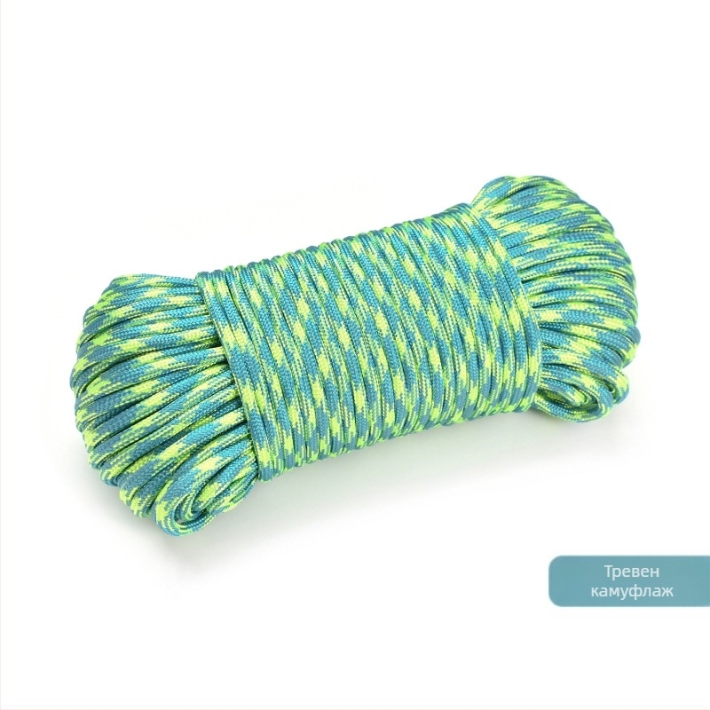 650 Военно правило 10 Основно парашутистско сцепление Спасение Батерина Въже за дрехи Въже за палатка Планинско въже