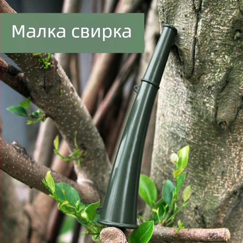 Зелена свирка за рог, събиране на обучение за оцеляване при спешни случаи на открито, пластмасов сигнал, малък рог