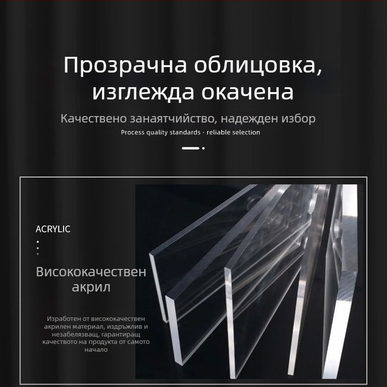 Уен Чуанг Две акрилни кутии за опаковане на монети 40 мм 35 мм възпоменателен медальон за монети Външна кутия с лазерно гравиране