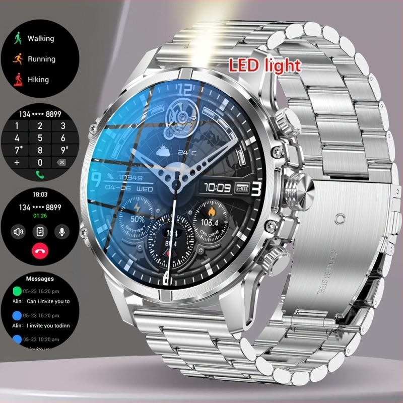 CF53 Cross-border Explosions Мъжки нов бизнес смарт часовник Bluetooth разговори Мултиспортен режим Интелигентна гласова помощ