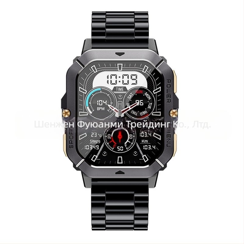 Смарт часовник C28 с Bluetooth разговор, пулс, наблюдение на съня, информация, броене на стъпки, спортен часовник на открито