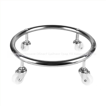 Специална дебела със спирачка универсално колело мобилна парен цилиндър основа ролка резервоар за газ ремък база колело скоба за тава за втечнен газ