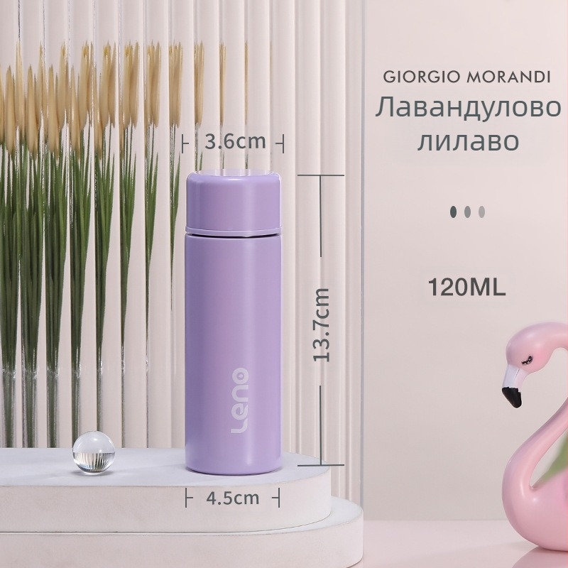 120 мл, висока изглеждаща малка права чаша, студентско общежитие, вакуумна чаша от неръждаема стомана 304, мини чаша за вода, женска преносима джобна чаша