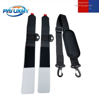 Трансгранична налична каишка за ски, преносима двойна дъска за сноуборд, фиксирана каишка, регулируема каишка за шейна