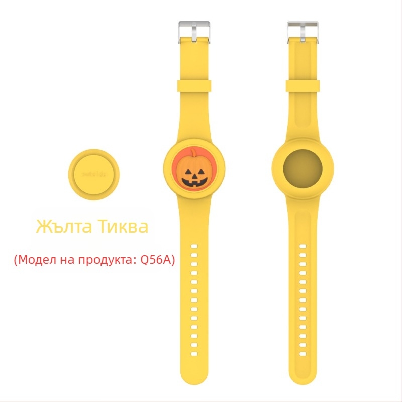 Подходяща за Apple Airtag, водоустойчива каишка за китката, чанта с анимационна кукла и закопчалка за деца.