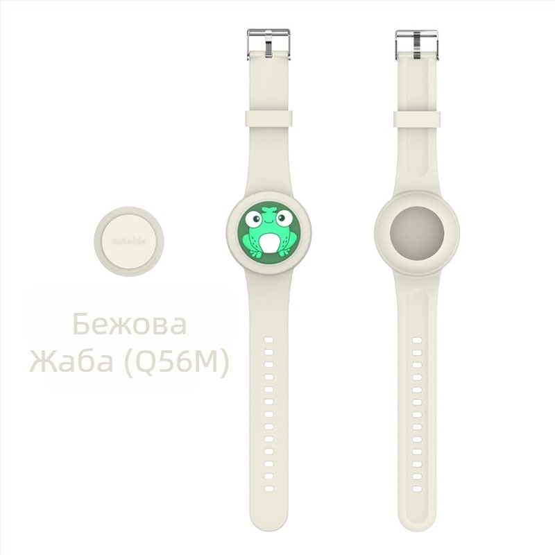 Подходяща за Apple Airtag, водоустойчива каишка за китката, чанта с анимационна кукла и закопчалка за деца.