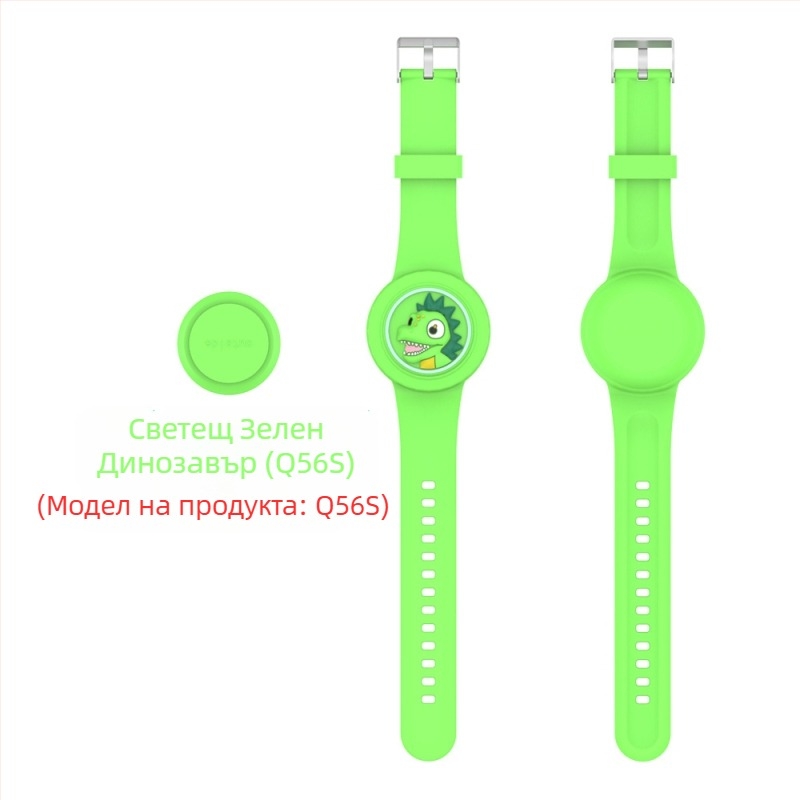 Подходяща за Apple Airtag, водоустойчива каишка за китката, чанта с анимационна кукла и закопчалка за деца.