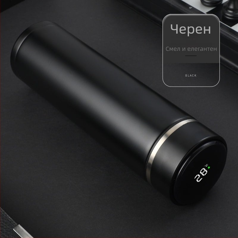 304 неръждаема стомана сензорен дисплей температура чаша интелигентен LED термос чаша двоен вакуум измерване на температурата температура чаша печат лого