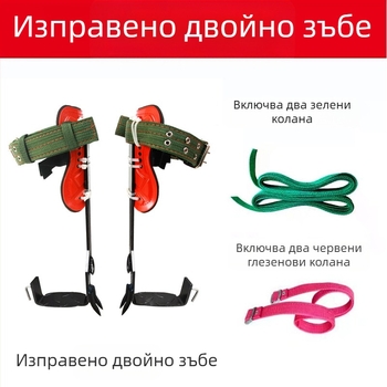 Фабрика на едро на дърво катерене артефакт изправен дърво инструмент за катерене дърво крак вратовръзка син голям завой Hornet крак катарама бране железни обувки