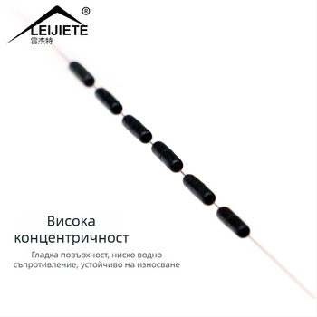 Космически боб на едро, 300 зърна, един маслинено-черен каучук с висока концентричност, цилиндричен риболовен уред, фабричен аутлет