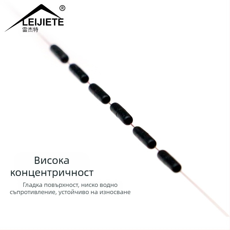 Космически боб на едро, 300 зърна, един маслинено-черен каучук с висока концентричност, цилиндричен риболовен уред, фабричен аутлет