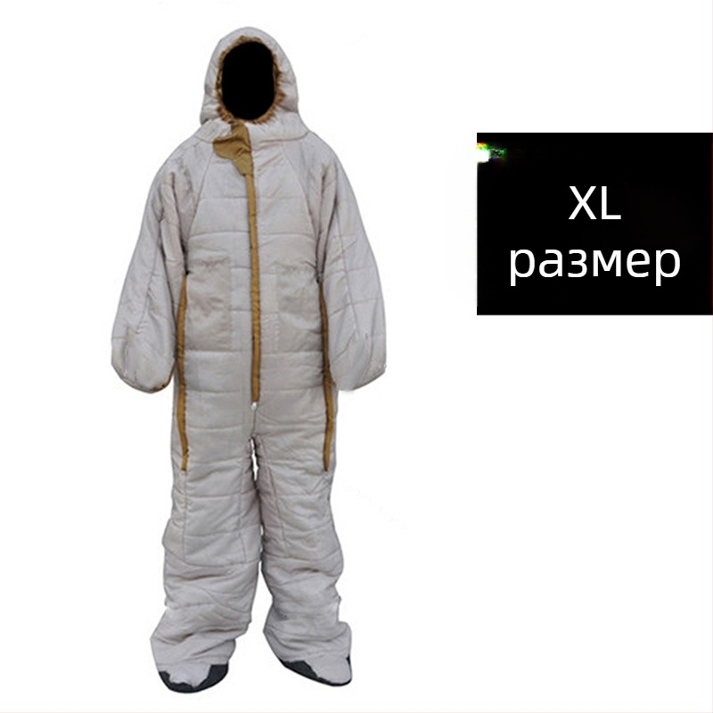 Спален чувал за къмпинг на открито в стил „Alien“, ескорт за болница, защита от топлина и студ, спален чувал за четене през нощта и през нощта, спален чувал за мумия