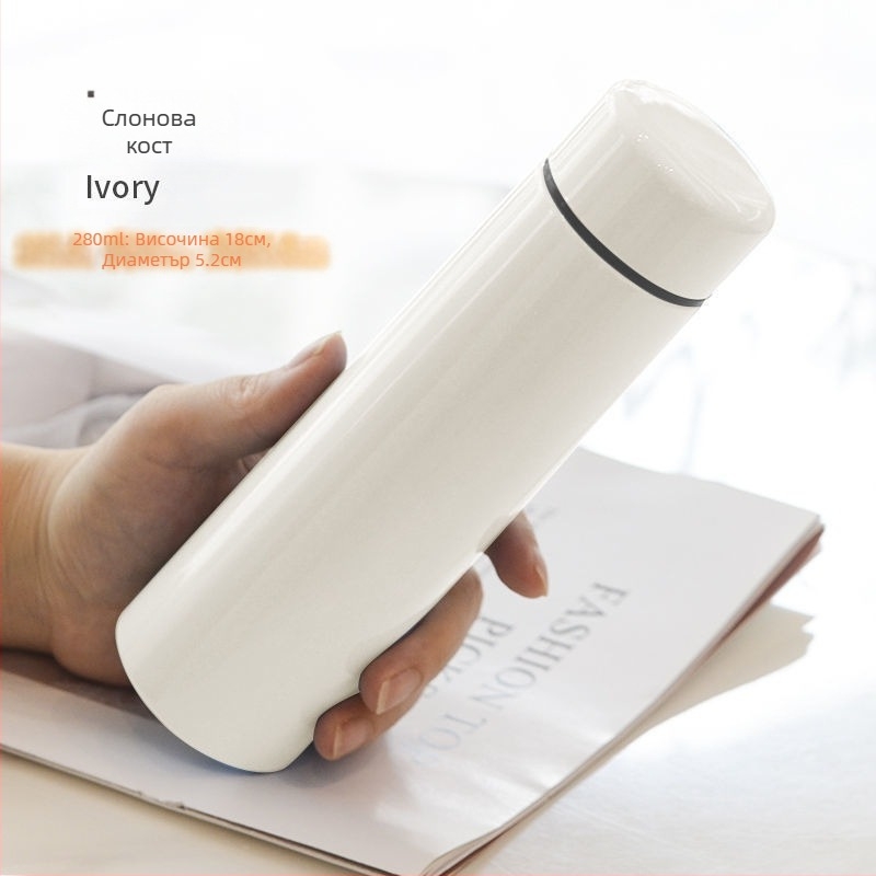 Преносима джобна чаша от неръждаема стомана 304, мини, проста, за малки момичета, мъже и жени, студентки, сладка термо чаша