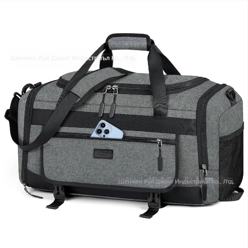 Чанта за фитнес, разделяне на мокро и сухо, трансгранична чанта за съхранение от плат Оксфорд, ултралека чанта за пътуване, чанта за багаж, чанта за йога, антибактериална, водоустойчива