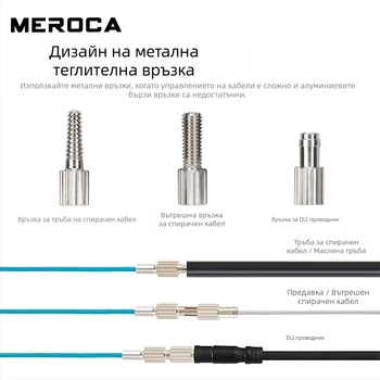 Инструмент за вътрешно фрезоване на велосипед MEROCA, рамка от карбонови влакна, устройство за резба на магнитна тръба за масло, устройство за резба на кабели