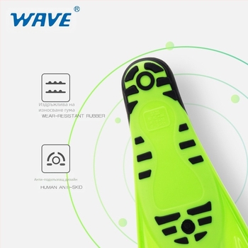 WAVE професионални плавници за самбо гмуркане с шнорхел, обувки за жаби за жени и мъже, екипировка за свободно гмуркане, оборудване за дълбоко гмуркане, оборудване за плуване