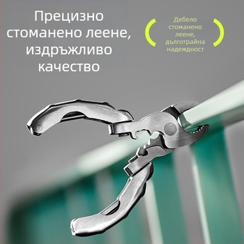 Интернет знаменитост мини многофункционални клещи с костенурка от неръждаема стомана 9 в 1 многофункционални клещи отвертка преносим EDC инструмент отварачка за бутилки