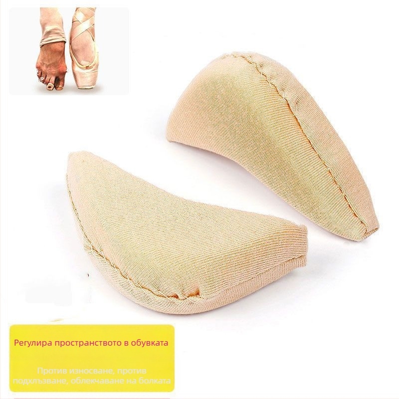 Нови меки подметки за пръсти на обувки, половин размер, за високи токчета, намаляване на размера на обувките, против болка, противоплъзгащи, заместване на пръстите на предната част на стъпалото