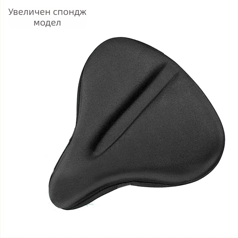 Калъф за седалка за велосипедно оборудване за езда на открито, калъф за възглавница за планински велосипед с прав жлеб, 3D удебелена гъбена чанта за възглавница, възглавница за седло