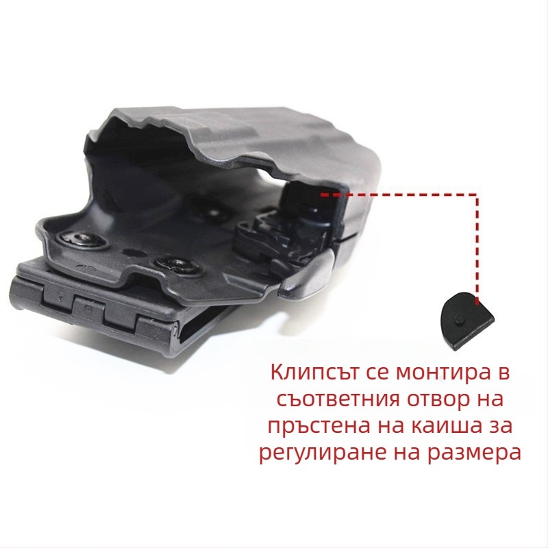 Пластмасов стоманен ръкав P1 за бързо издърпване, ръкав за Glock G17 за кръста M921911, ръкав за бързо издърпване P226 Tactical 579.