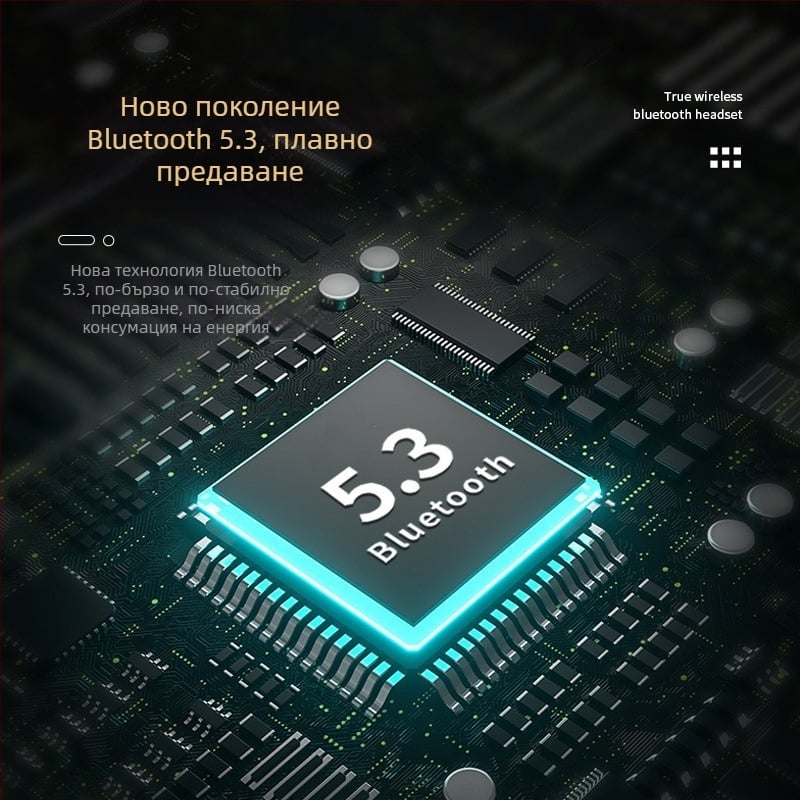 m10 Bluetooth слушалки, високомощни, безжични, за поставяне в ушите, с тъчскрийн, намаляване на шума, дълготраен цифров дисплей, F9-5c слушалки