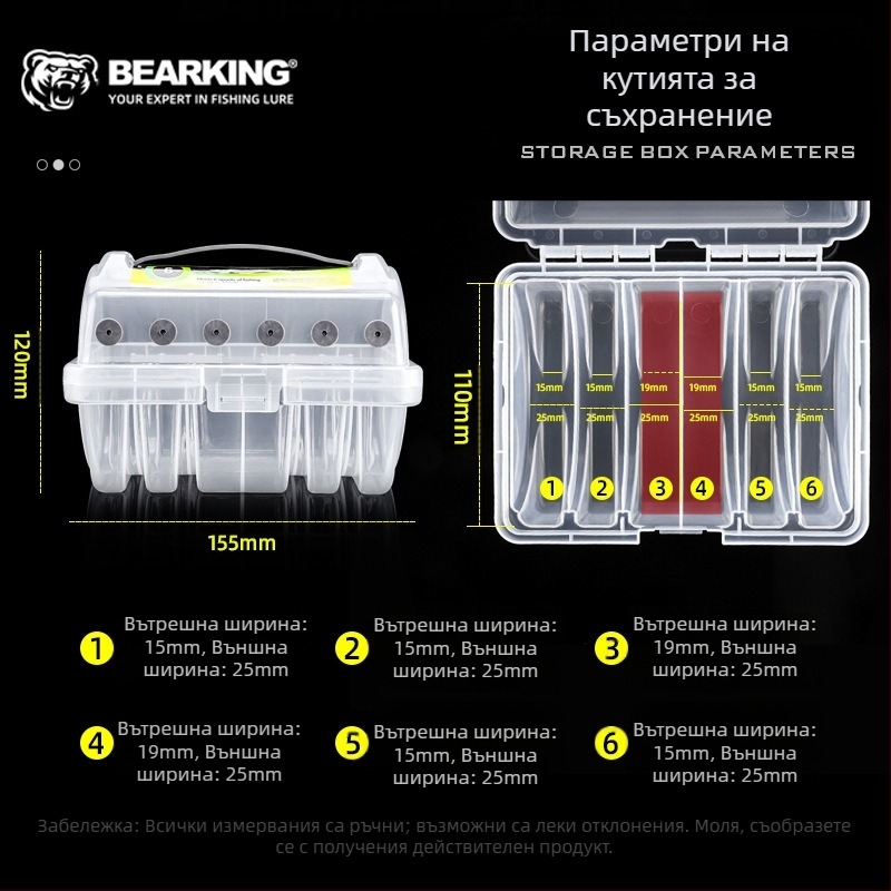 Многофункционална риболовна линия Xiong Wang, голяма кутия за съхранение, онлайн съхранение, PE линия, найлонова линия, карбонова линия, преносима риболовна екипировка
