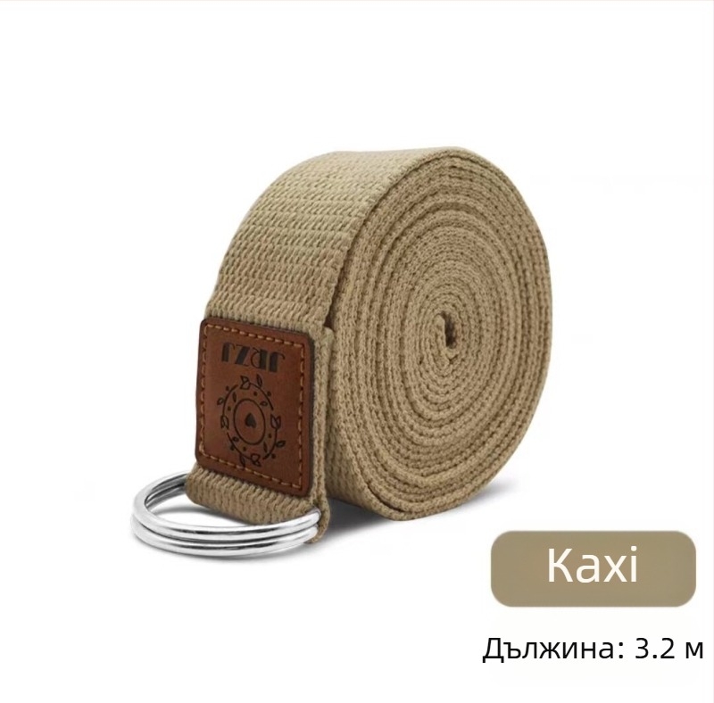 Нов колан за йога, спомагателен колан за йога, лента за разтягане, нееластичен колан, удължен