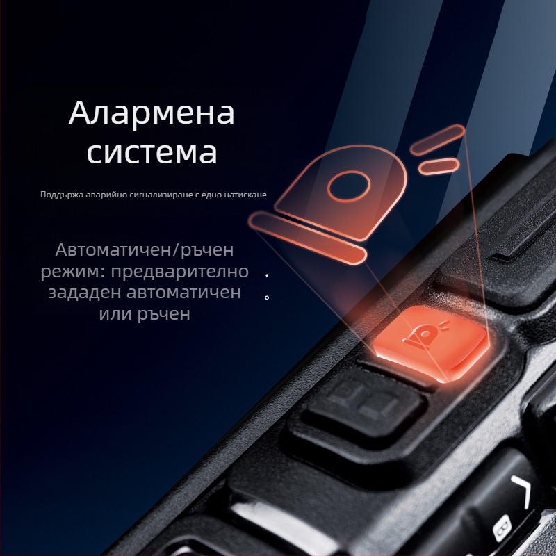 Търговски професионален VHF ръчен уоки-токи с висока мощност, устойчив на шум, за инженерна комуникация, осигуряване на безопасност и защита