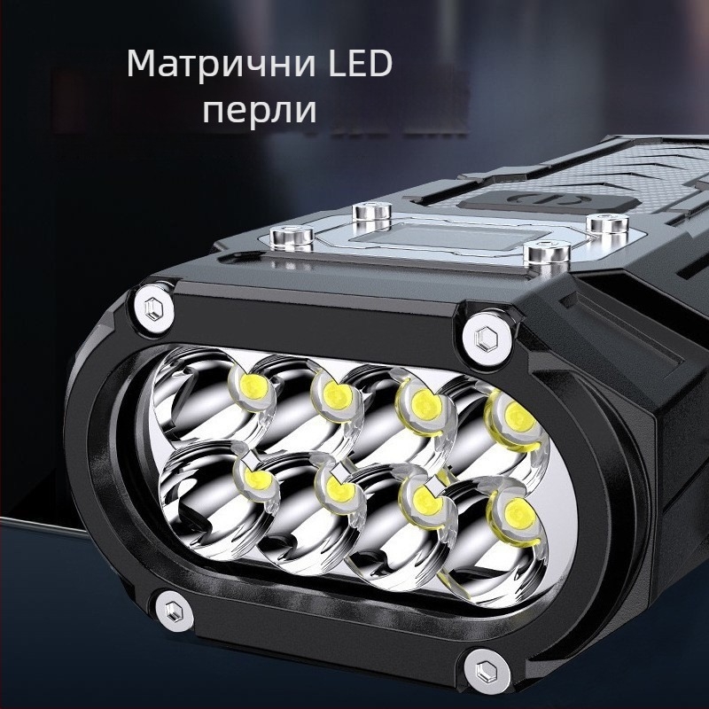 Трансгранично ново LED многофункционално магнитно силно фенерче за външно аварийно осветление, зареждащо съкровище, лампа за ремонт на автомобили
