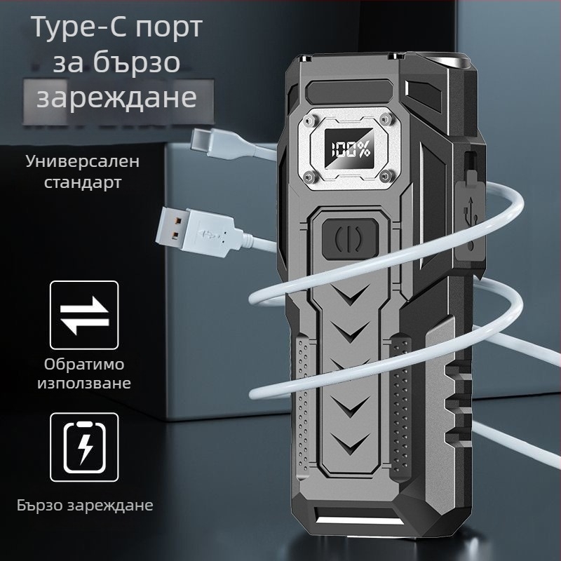 Трансгранично ново LED многофункционално магнитно силно фенерче за външно аварийно осветление, зареждащо съкровище, лампа за ремонт на автомобили