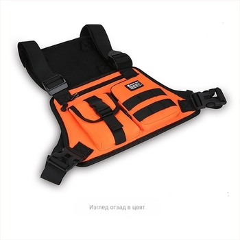 Мъжка чанта за гърди с ярък цвят, семпла и лека, чанта за мобилен телефон, модна спортна стилна европейска и американска тенденция, мъжка чанта, трансгранична мъжка чанта