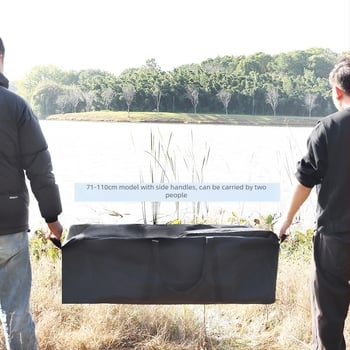 Удебелена водоустойчива черна чанта за съхранение, спален чувал за палатка, маса и стол, чанта за съхранение на къмпинг оборудване, раница, чанта за носене