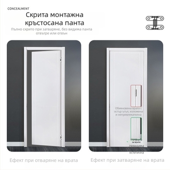 Скрита кръстосана панта цинкова сплав плоска панта панта за трапезарна маса сгъваема врата за трапезарна маса скрита панта на едро