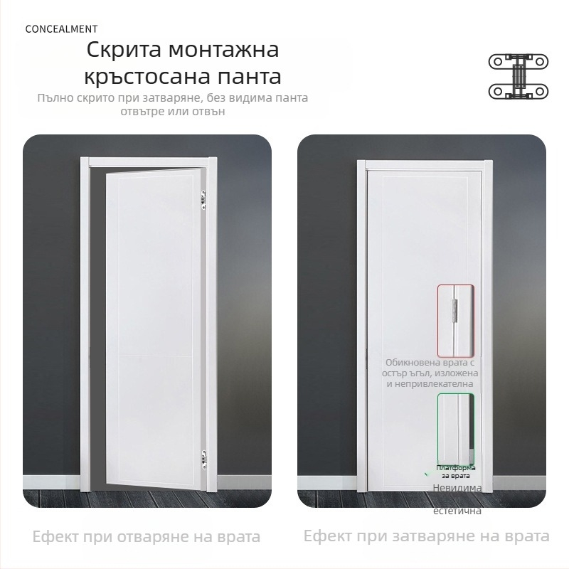 Скрита кръстосана панта цинкова сплав плоска панта панта за трапезарна маса сгъваема врата за трапезарна маса скрита панта на едро