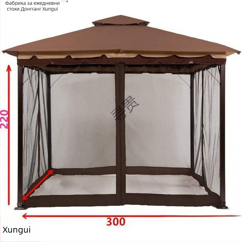 Палатка против комари, външна, свободно сглобяема, бързо отваряща се, преносима палатка, павилион, дишаща мрежа, външна градина, двор, мрежа против комари
