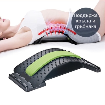Устройство за успокояване на лумбалната част, лумбален масажор, фитнес оборудване за закрито, лумбална опора, разтягане и сцепление, фабрика